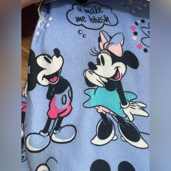 NWT NEW Disney Mickey Minnie Mouse ladies pajamas pants size Large 12 13 14 - Picture 10 of 13